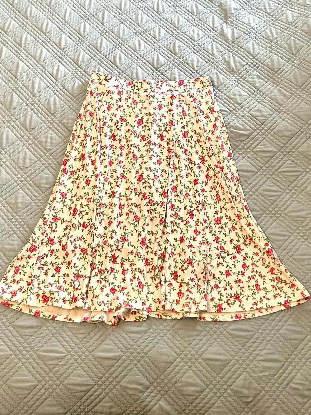 STRETCH IS COMFORT Women’s Floral Skort, Size Medium